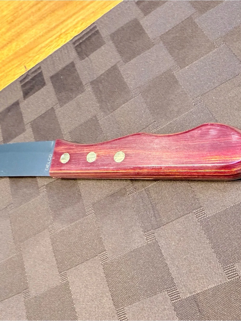Individual Smith & Wollensky Steak House Walco Big Red Jumbo Steak Knife, 10”